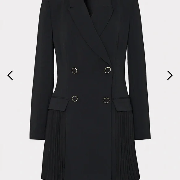 Milly Noora Pleated Blazer Dress, NWT, size 10 - Picture 9 of 9